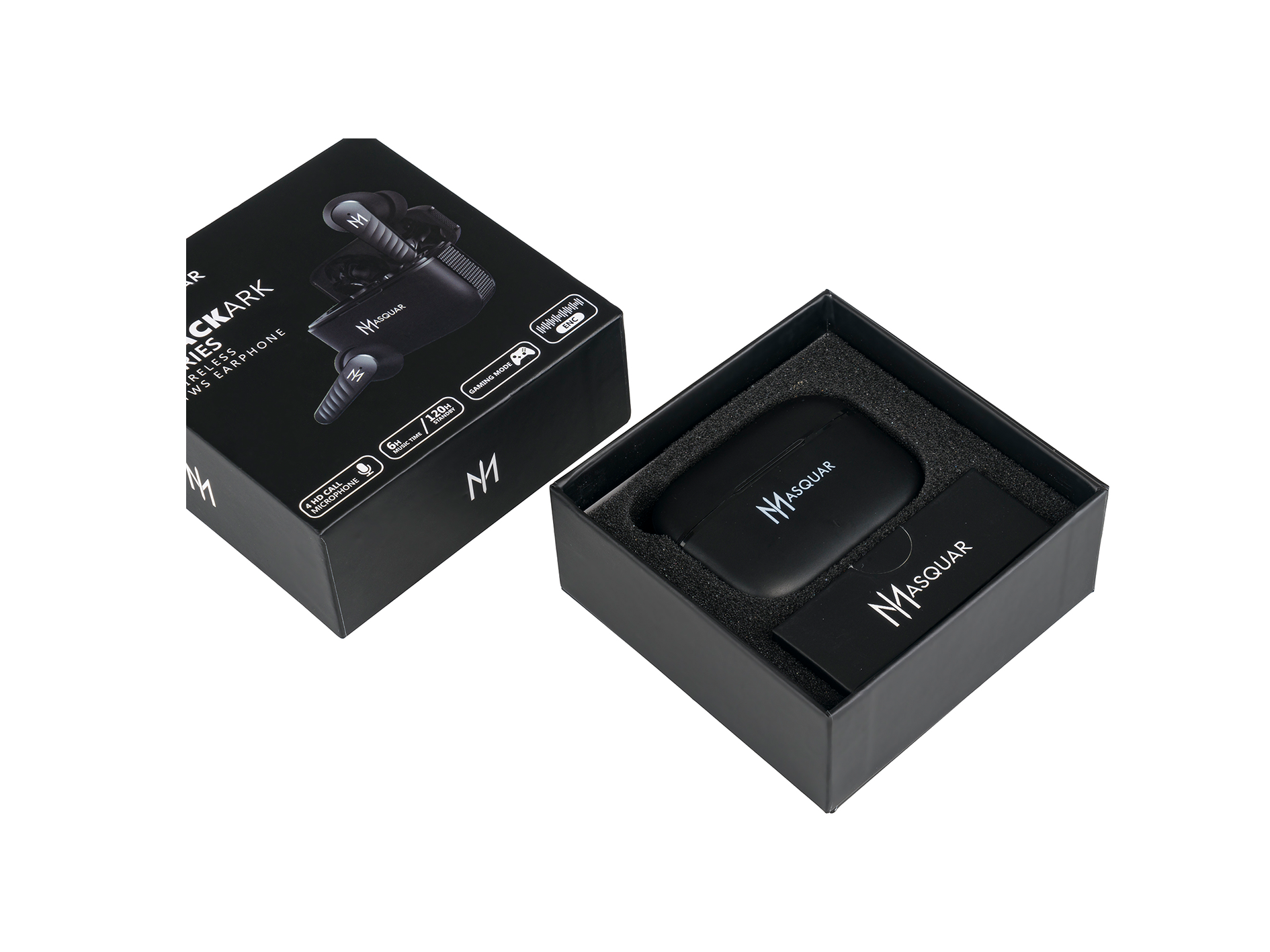 Masquar BlackArk: ENC Kablosuz Bluetooth Kulaklık