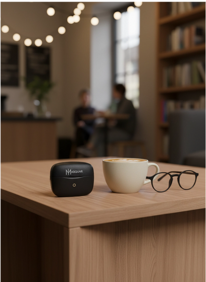 Masquar Zenith: Premium ANC + ENC Kablosuz Bluetooth Kulaklık